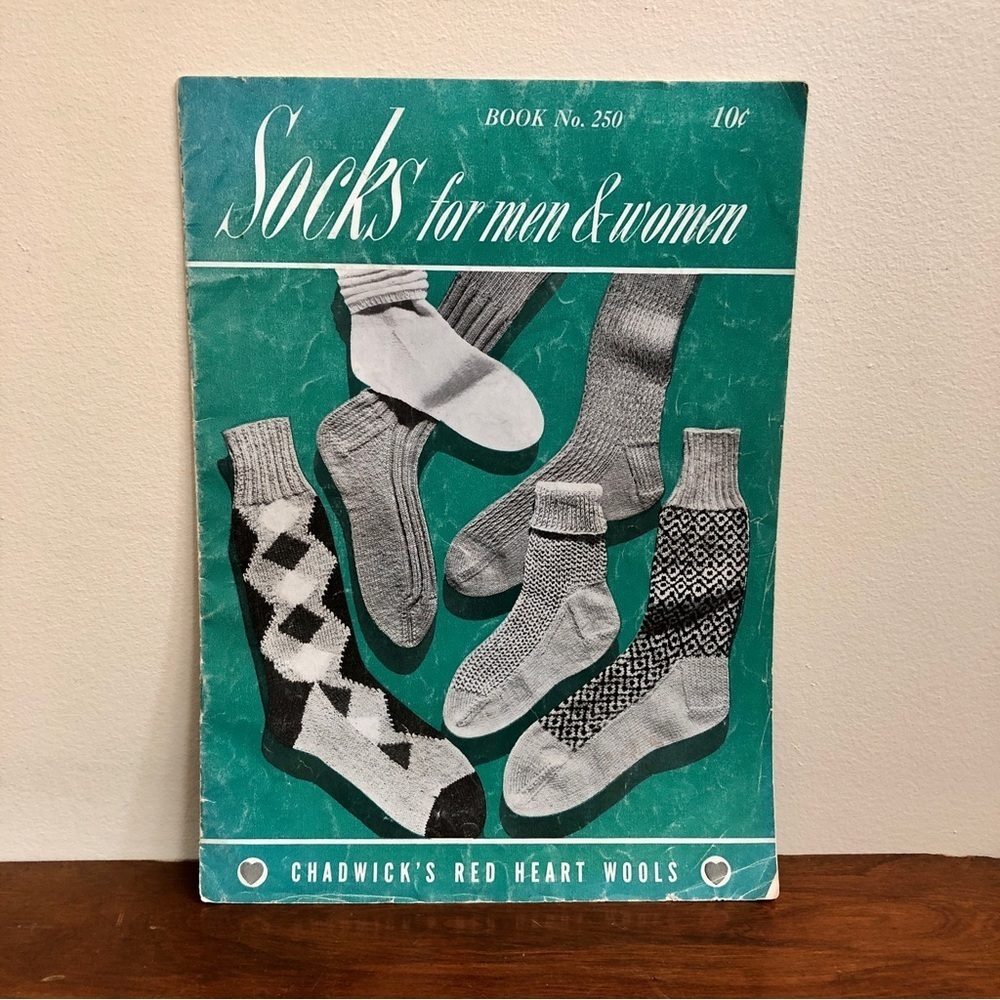 Vintage Chadwick’s sock pattern book